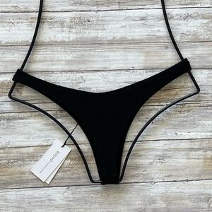 BOUND by Bond-Eye Black Scuba 'THE SINNER' Bikini Bottom
